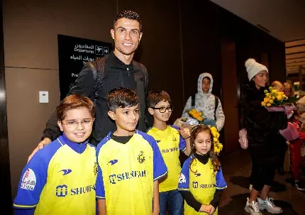  عکس رونالدو با جام