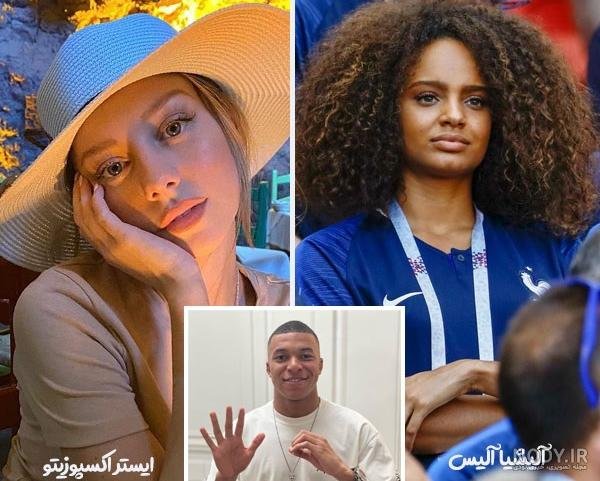  عکس امباپه و همسرش و فرزندش