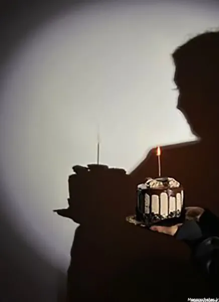  ژست عکس تولد بدون چهره در طبیعت