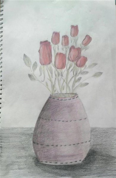  عکس گل نقاشی