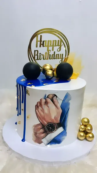  عکس کیک تولد مردانه ساده و شیک