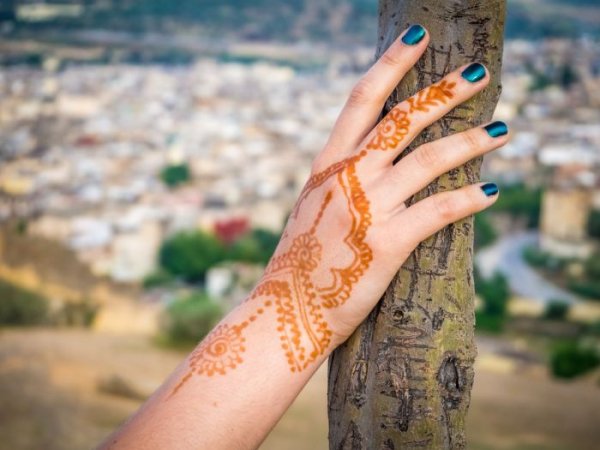 عکس نقش حنا جدید ساده