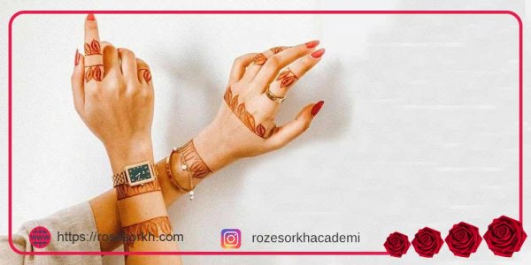  عکس نقش حنا جدید ساده