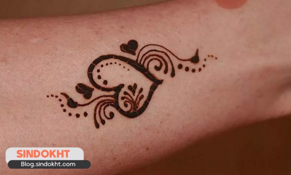  عکس نقش حنا جدید ساده