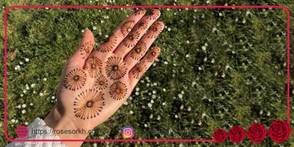  عکس نقش حنا جدید ساده
