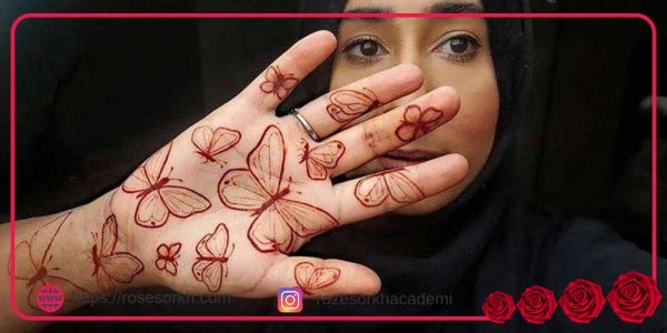  عکس نقش حنا جدید ساده