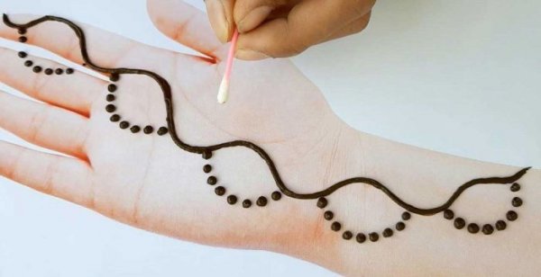 عکس نقش حنا جدید ساده