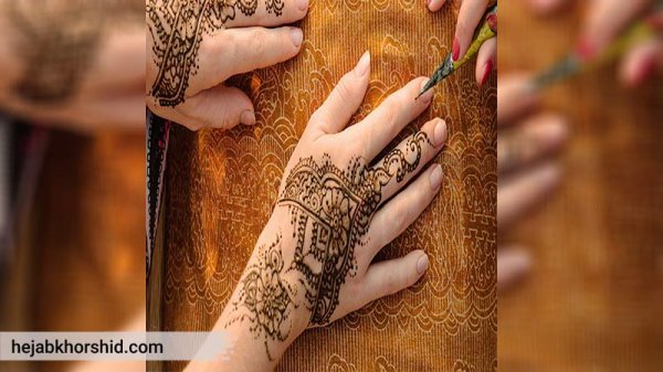  عکس نقش حنا جدید ساده