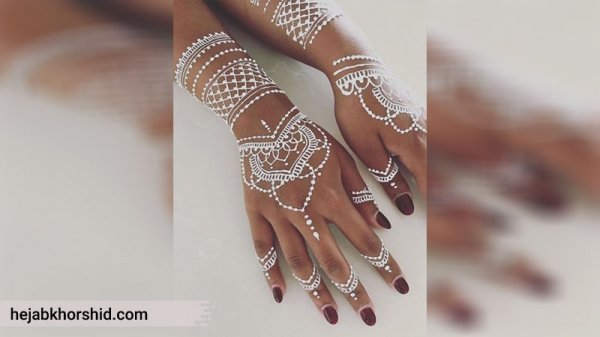  عکس نقش حنا جدید ساده