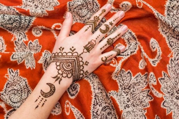  عکس نقش حنا جدید ساده