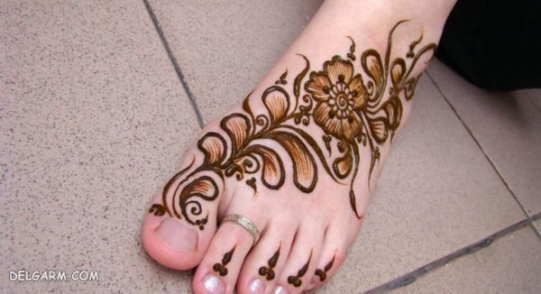  عکس نقش حنا جدید ساده