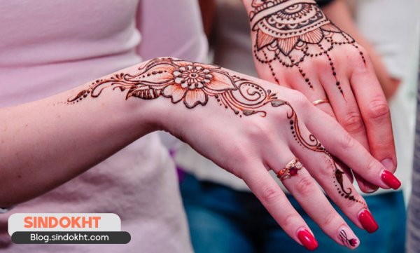  عکس نقش حنا جدید ساده