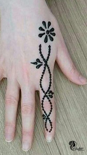  عکس نقش حنا جدید ساده