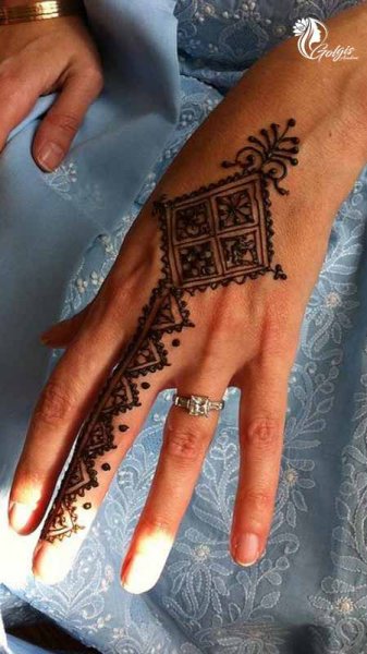  عکس نقش حنا جدید ساده