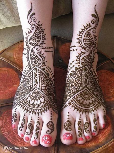  عکس نقش حنا جدید ساده