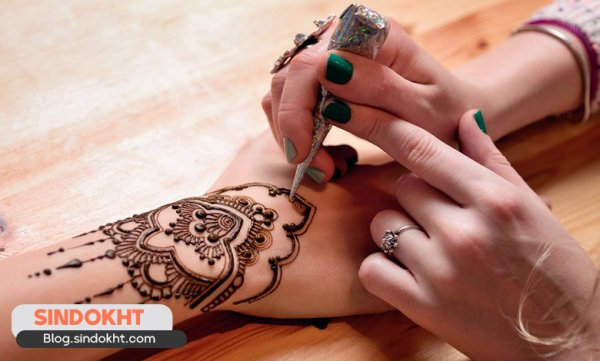  عکس نقش حنا جدید ساده