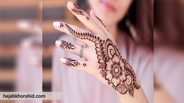  87 عکس نقش حنا جدید دخترانه