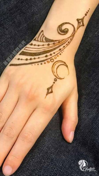  87 عکس نقش حنا جدید دخترانه