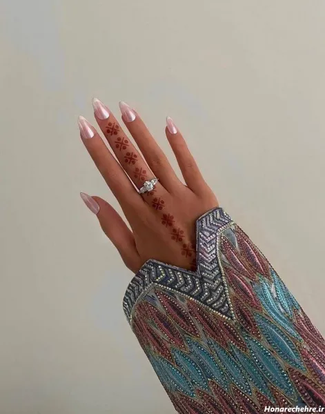  87 عکس نقش حنا جدید دخترانه