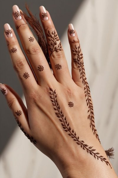 عکس نقش حنا جدید