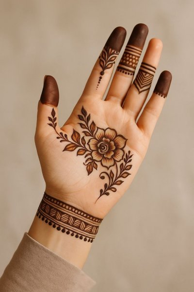  نقش حنا دخترانه