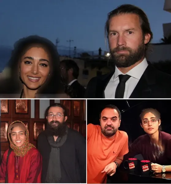 زیباترین عکس گلشیفته فراهانی و همسرش