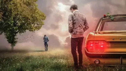  عکس پروفایل پسرانه غمگین سیاه سفید