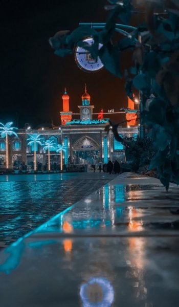  عکس حرم امام حسین از بالا