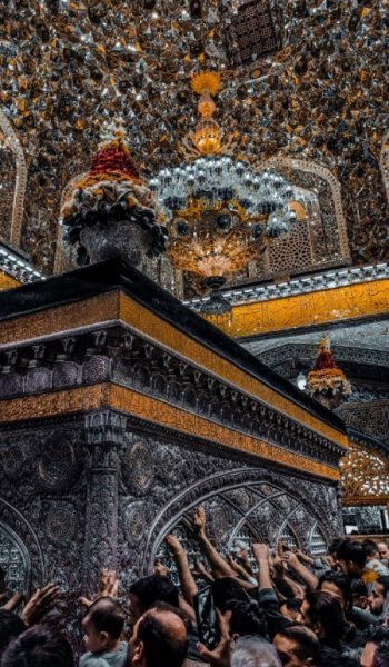 عکس حرم امام حسین از بالا