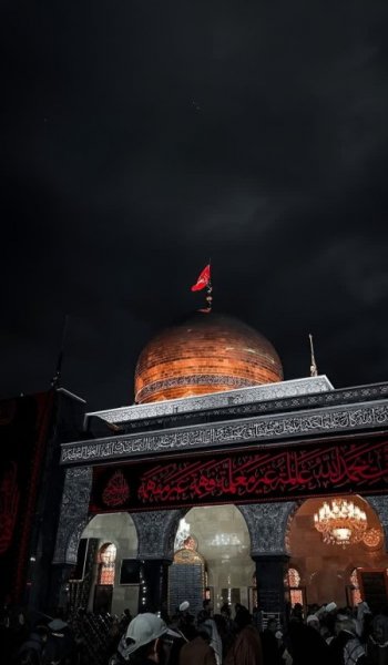  عکس حرم امام حسین از بالا