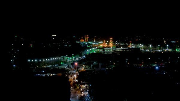  عکس حرم امام حسین از نزدیک