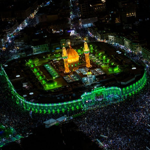  عکس حرم امام حسین از نزدیک
