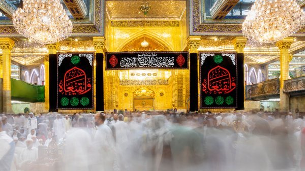 عکس حرم امام حسین از نزدیک