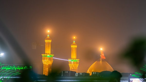  عکس حرم امام حسین از نزدیک