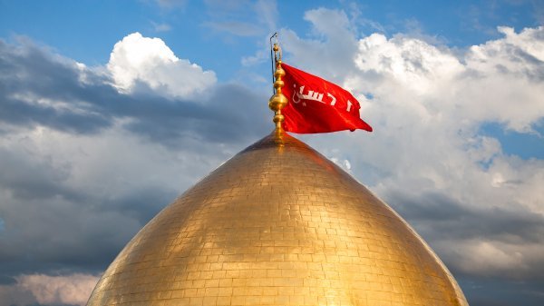  عکس حرم امام حسین از نزدیک