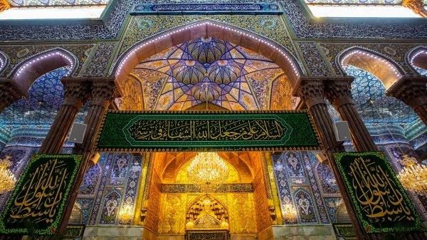  عکس حرم امام حسین از نزدیک