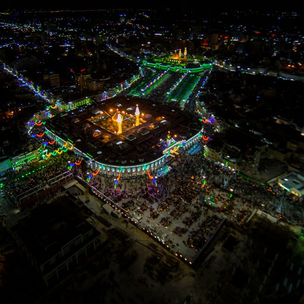  عکس حرم امام حسین در روز