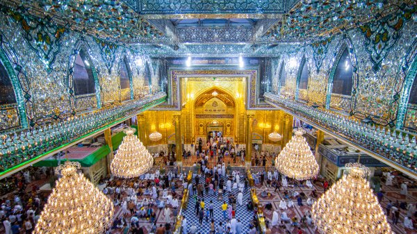  عکس حرم امام حسین در روز