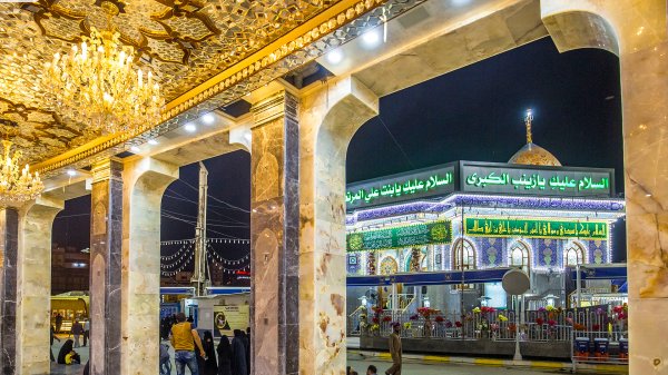  عکس حرم امام حسین در روز
