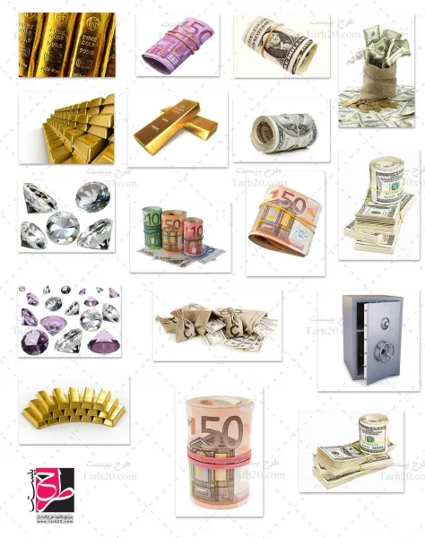  عکس دلار و سکه و طلا