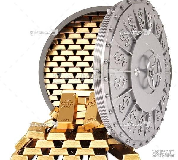  عکس شمش طلا و دلار برای تصویر زمینه