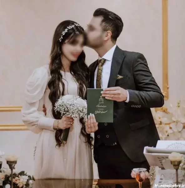 عکس نامزدی مبارک