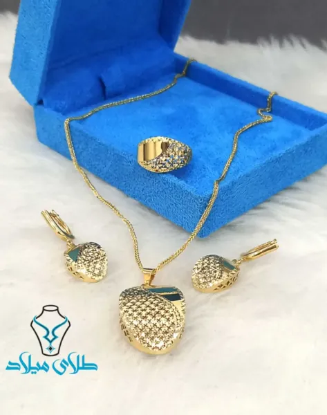  عکس سرویس طلا زرد جدید