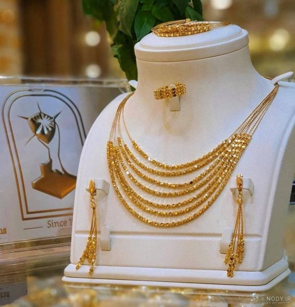  عکس سرویس طلا عروس جدید