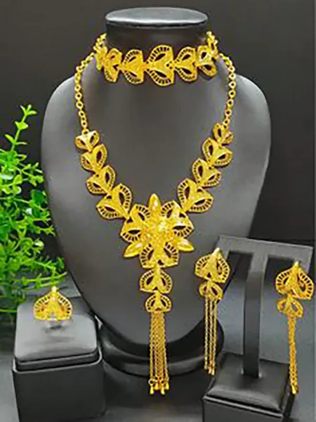  عکس سرویس طلا جدید بدون نگین
