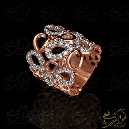  عکس انگشتر الماس تک نگین زنانه
