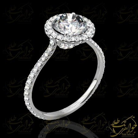  عکس انگشتر الماس تک نگین زنانه