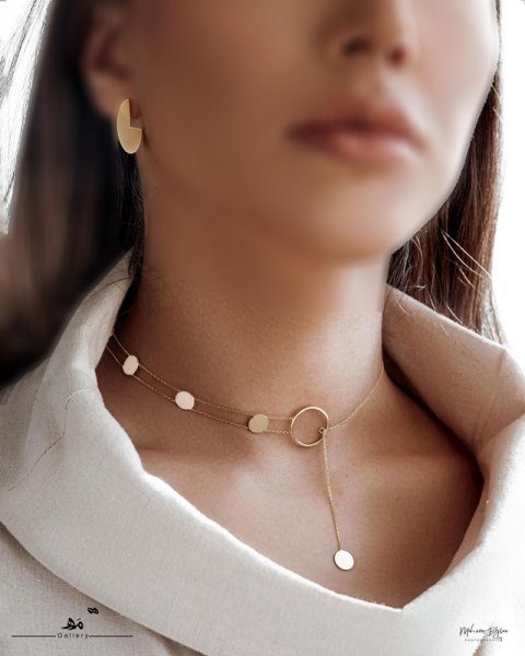  عکس گردنبند طلا زنانه سنگین