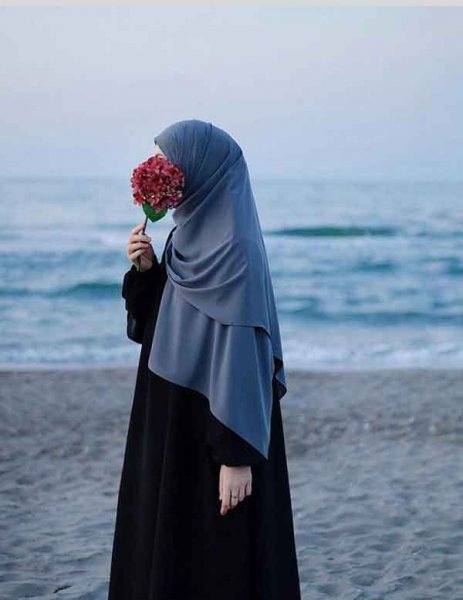  100 عکس پروفایل دختر با حجاب کنار دریا