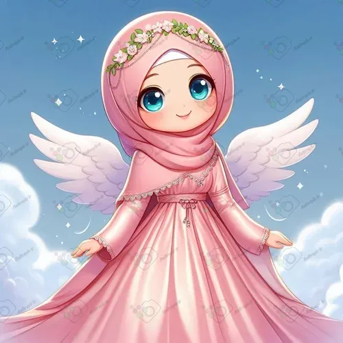  عکس دختر با حجاب فانتزی